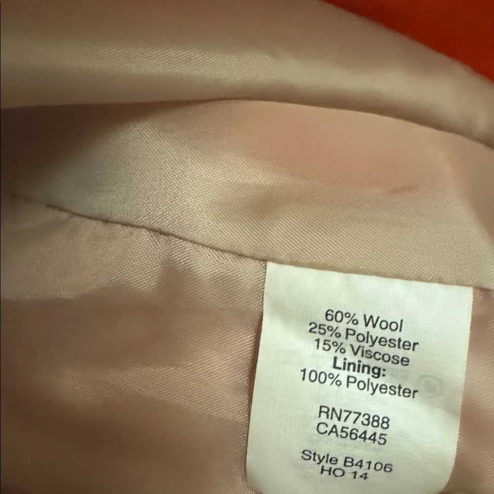 EUC J. Crew striking coral color, flawless coat. Medium thickness. Women’s Sz 10 - Picture 16 of 16